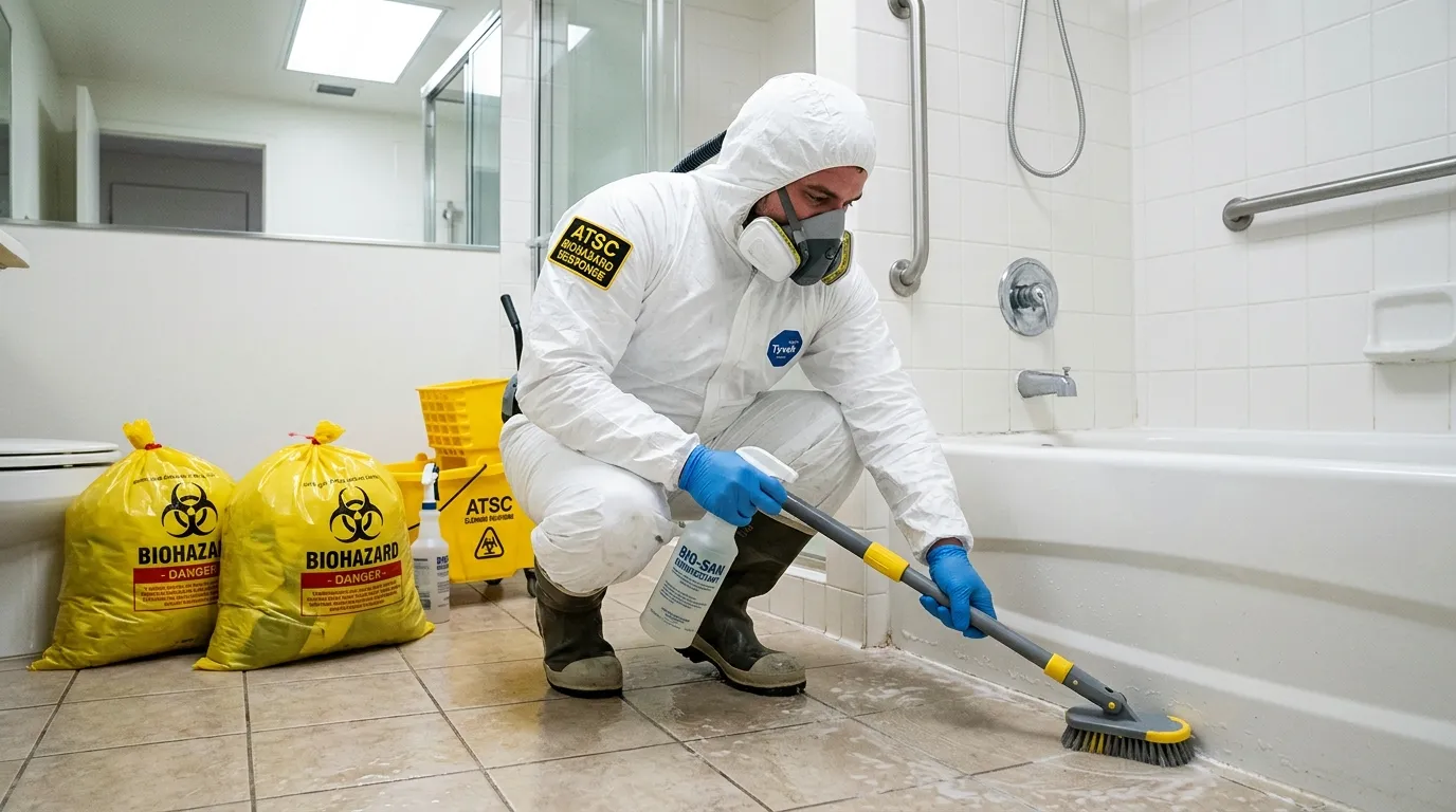 Decontamination equipment deployed for Blood Cleanup in Jeannette